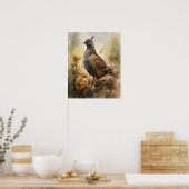 Quail Farm Animal Art Imprimer Poster (Cuisine)