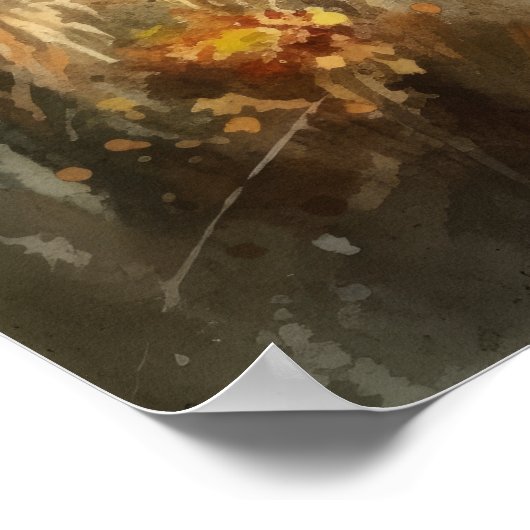 Quail Farm Animal Art Imprimer Poster (Coin)