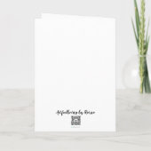 Quail Holiday-kaart Kaart (Achterkant)