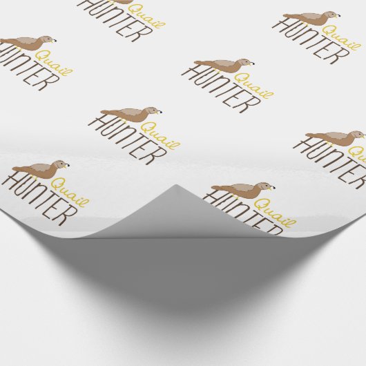 Quail Hunter Cadeaupapier (Hoek)