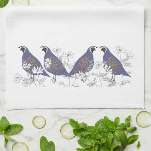 Quail Kitchen Towel Theedoek (Gevouwen)