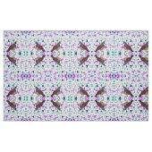 Quail sur tissu de chintz rose (Fat Quarter)