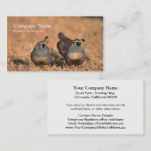 Quail visitekaartje (Voorkant / Achterkant)