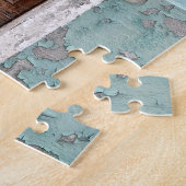Quaint Blue-deur Legpuzzel (Zijkant)