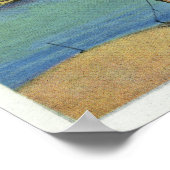 Quaint Cape Cod, Uitzicht van windmolen en boten Poster (Hoek)