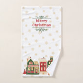 Quaint-kerstdorp Handdoek (Handdoek)