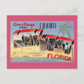 Quaint Key West, Florida Retro Briefkaart (Voorkant)