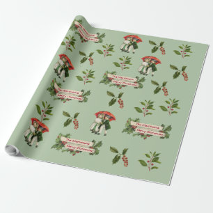 Quaint  kinderen en kinderen met beperkte persoonl cadeaupapier