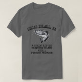 Quaint Little Drink Island Vist Problem Orca T-shirt (Design voorkant)