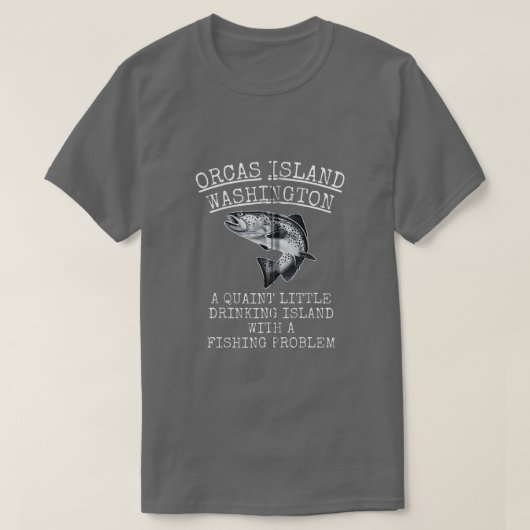 Quaint Little Drink Island Vist Problem Orca T-shirt (Design voorkant)