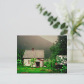 Quaint Noors Katoen Briefkaart (Staand voorkant)