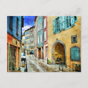 Quaint Old Cobblestone Street Briefkaart