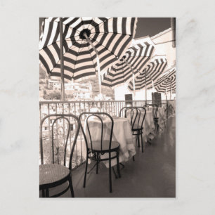 Quaint restaurant balcony, Italië Briefkaart