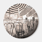 Quaint restaurant balcony, Italië Magneet (Voorkant)