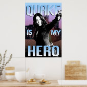 Quake is mijn Hero Poster (Keuken)