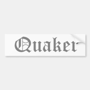 Quaker Bumpersticker