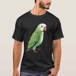 Quaker Parrot Groene Vogel Huisdier Eigenaar T-shirt