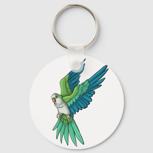 Quaker Parrot-producten Sleutelhanger (Voorkant)