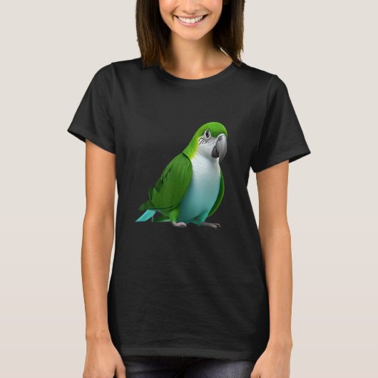 Quaker Parrots birds animals pet  Cute quotes Fami T-shirt (Voorkant)