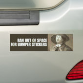 Quaker Problemen Bumpersticker (Op auto)