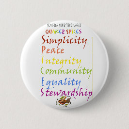 Quaker Specices Ronde Button 5,7 Cm