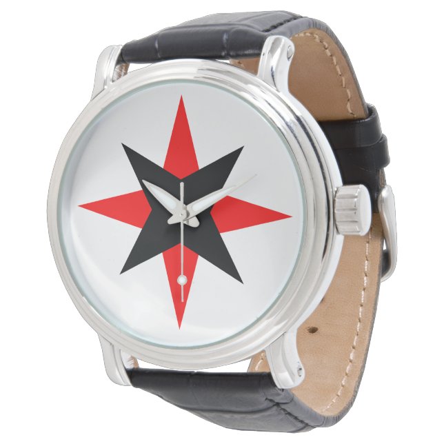 Quaker Star Horloge (Gekanteld)