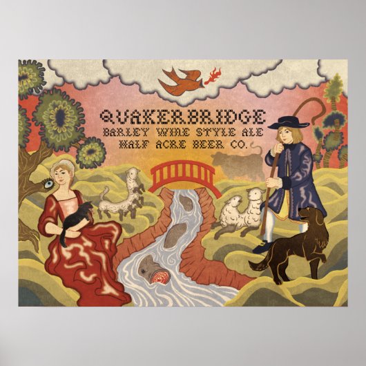 Quakerbridge Barley Wine Style Poster (Voorkant)