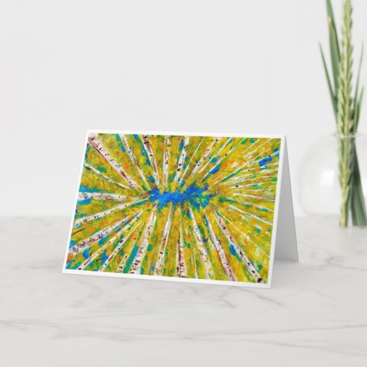 Quaking Aspens Kaart<Blank Inside> Bedankkaart (Voorkant)