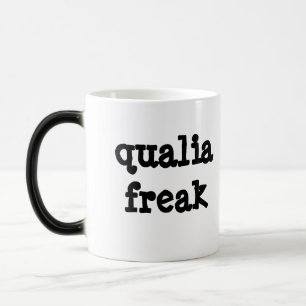 Qualia Freak-mok voor warmtebehandeling (rechts) Magische Mok