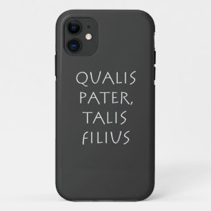 Qualis pater talis filius iPhone 11 hoesje