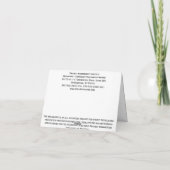 Qualité d'impression de logo de PMI, Merci ! (Dos)