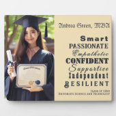 Qualités des grandes femmes, Plaque Photo Graduate (Devant)