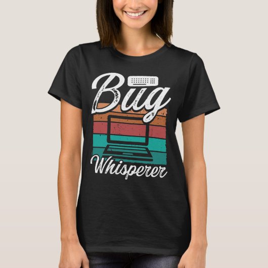 Quality Assurance Bug QA Engineering Code Tester T-shirt (Voorkant)