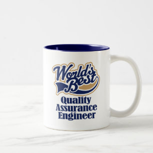 Quality Assurance Engineer Gift Tweekleurige Koffiemok