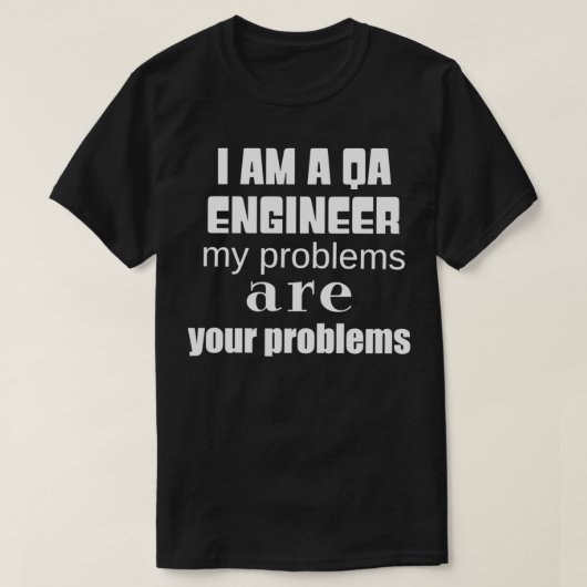 Quality Assurance Engineer T-shirt (Design voorkant)