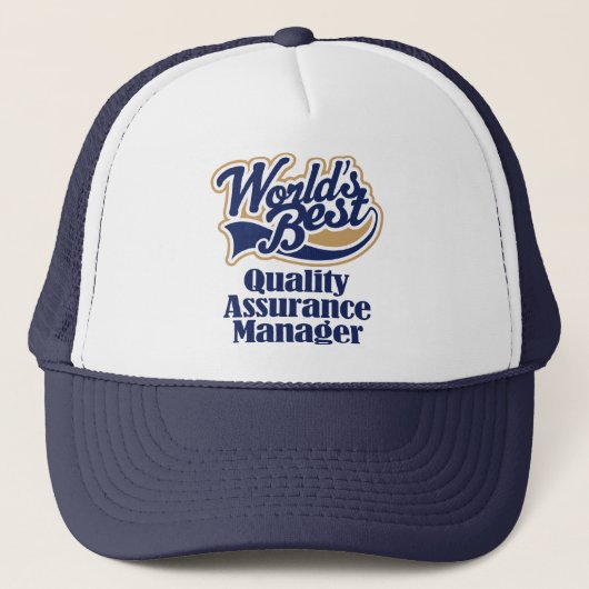 Quality Assurance Manager Gift Trucker Pet (Voorkant)