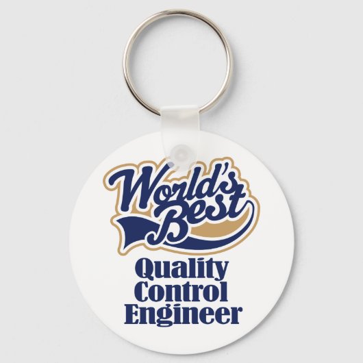 Quality Control Engineer Gift Sleutelhanger (Voorkant)