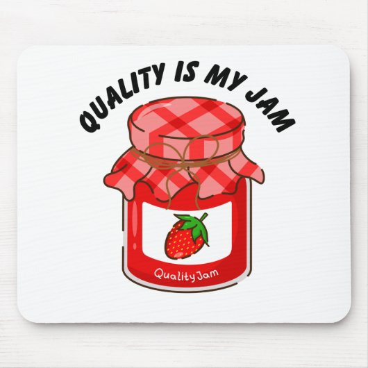 Quality Jam | Mousepad Muismat (Voorkant)