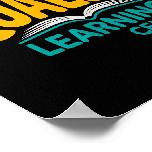 Quality Learning Center Funny School Quote  Poster (Hoek)