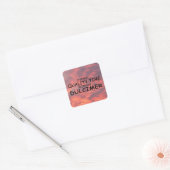 Quality Time Dulcimer Square Sticker (Envelop)
