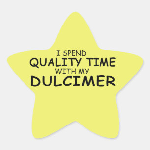 Quality Time Dulcimer Star-Sticker Ster Sticker