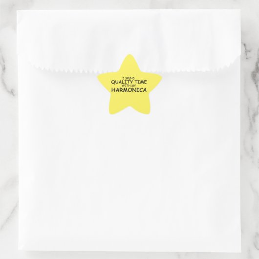 Quality Time Harmonica Star Sticker (Tas)