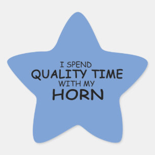 Quality Time Horn Star-Sticker Ster Sticker