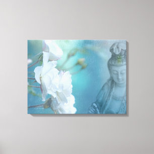Quan Yin, 24 inch x 18 inch - MEDIUM Canvas Afdruk
