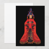 Quan Yin-uitnodigingen Kaart (Voorkant / Achterkant)