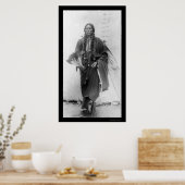Quanah Parker, Comanche Indian Chief 1909 Poster (Keuken)
