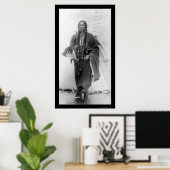 Quanah Parker, Comanche Indian Chief 1909 Poster (Thuiskantoor)