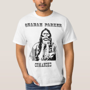 Quanah Parker Comanche Indianen Indianen Hi T-shirt
