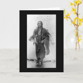 Quanah Parker, Comanche Indische Leider 1909 Kaart (Gele Bloem)