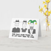 Quand carte de voeux du tour 40 d'Amish (Fleur jaune)